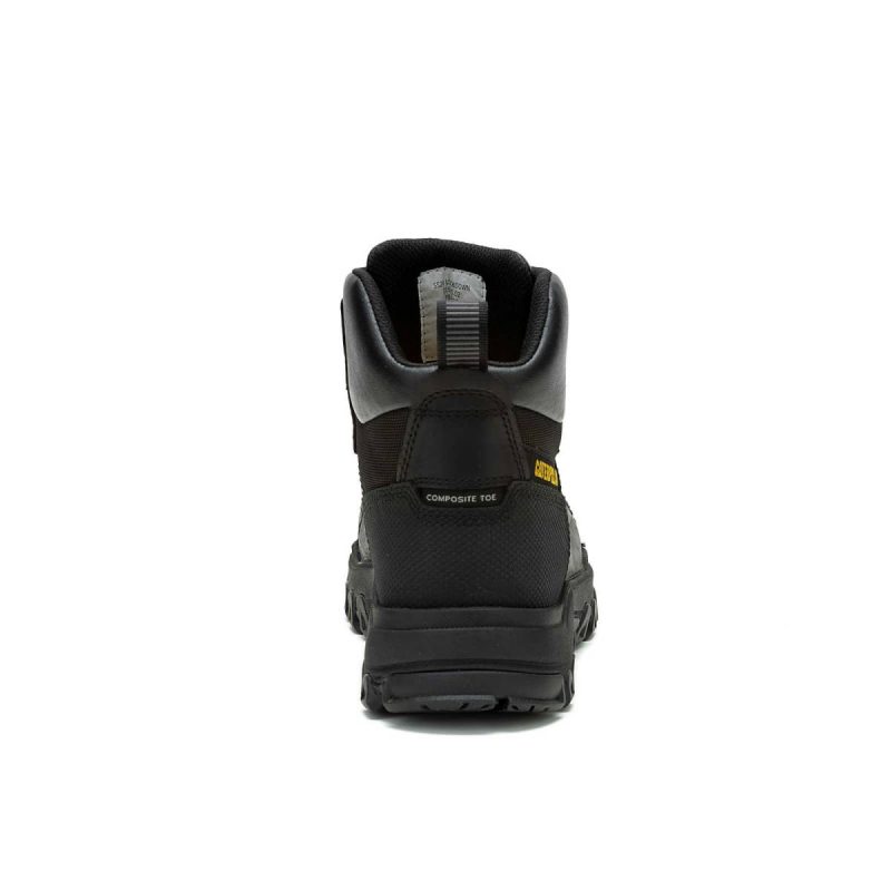 Cat Black Men Boots Men's Threshold Rebound Waterproof Composite Toe Work Boot - Image 5