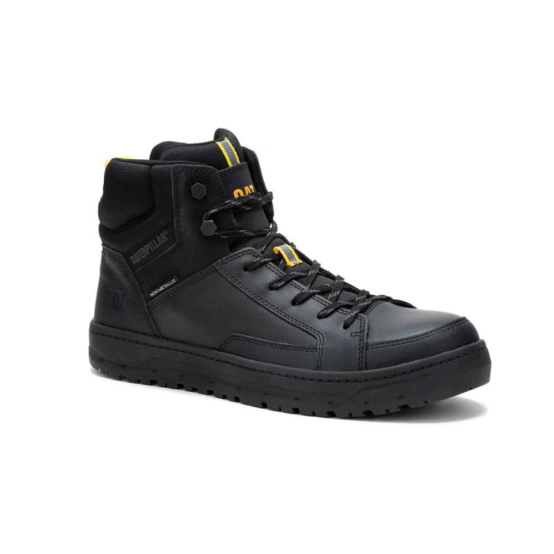 Cat Black Men Men's Streamline Court Mid Composite Toe Work Shoe Shoes - Image 2