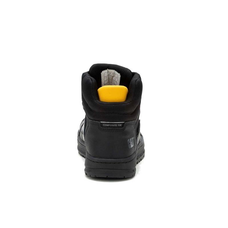 Cat Black Men Men's Streamline Court Mid Composite Toe Work Shoe Shoes - Image 5