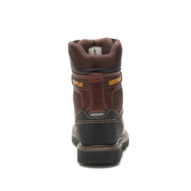 Cat Boots Men Brown Men's Indiana 2.0 Steel Toe Work Boot - Image 4