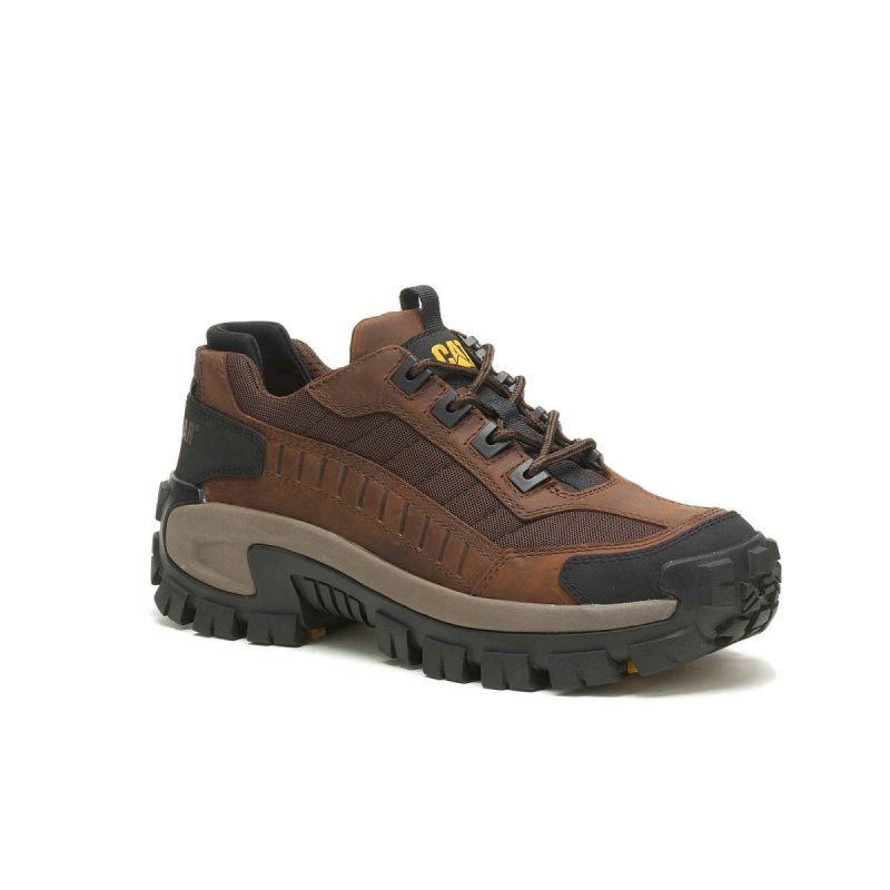 Cat Dark Brown Men's Invader Steel Toe Work Shoe Men Shoes - Image 3