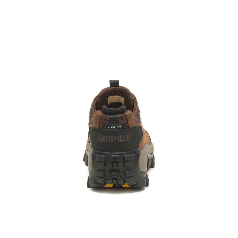 Cat Dark Brown Men's Invader Steel Toe Work Shoe Men Shoes - Image 5