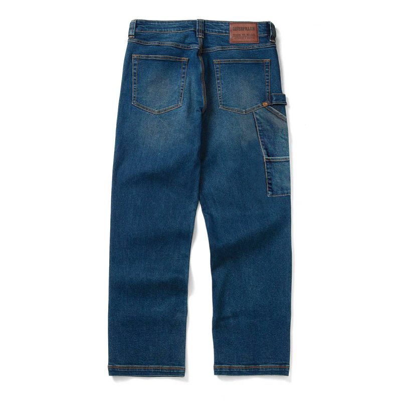 Cat Dark Stone Men Pants Men's Carpenter Relaxed Jean - Image 3