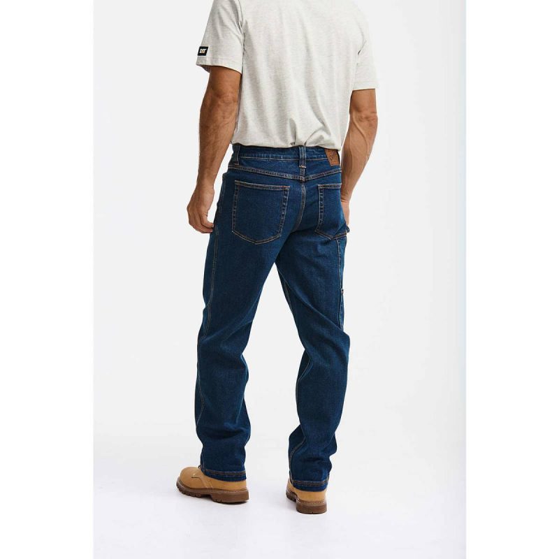 Cat Dark Stone Men Pants Men's Carpenter Relaxed Jean - Image 4