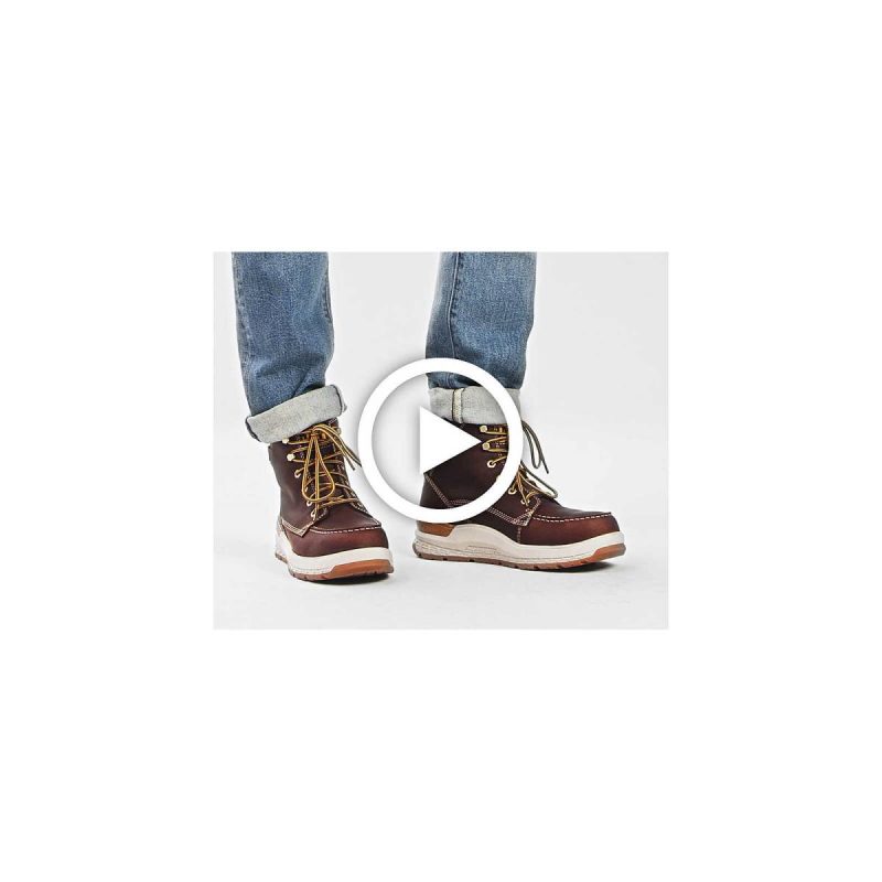 Cat Friar Brown Boots Men's Impact Waterproof Carbon Composite Toe Work Boot Men - Image 2
