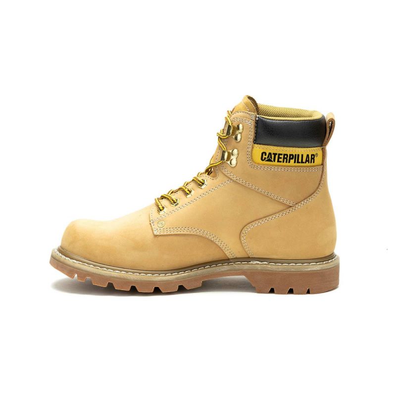 Cat Honey Reset Boots Men's Second Shift Waterproof Work Boot Men - Image 4
