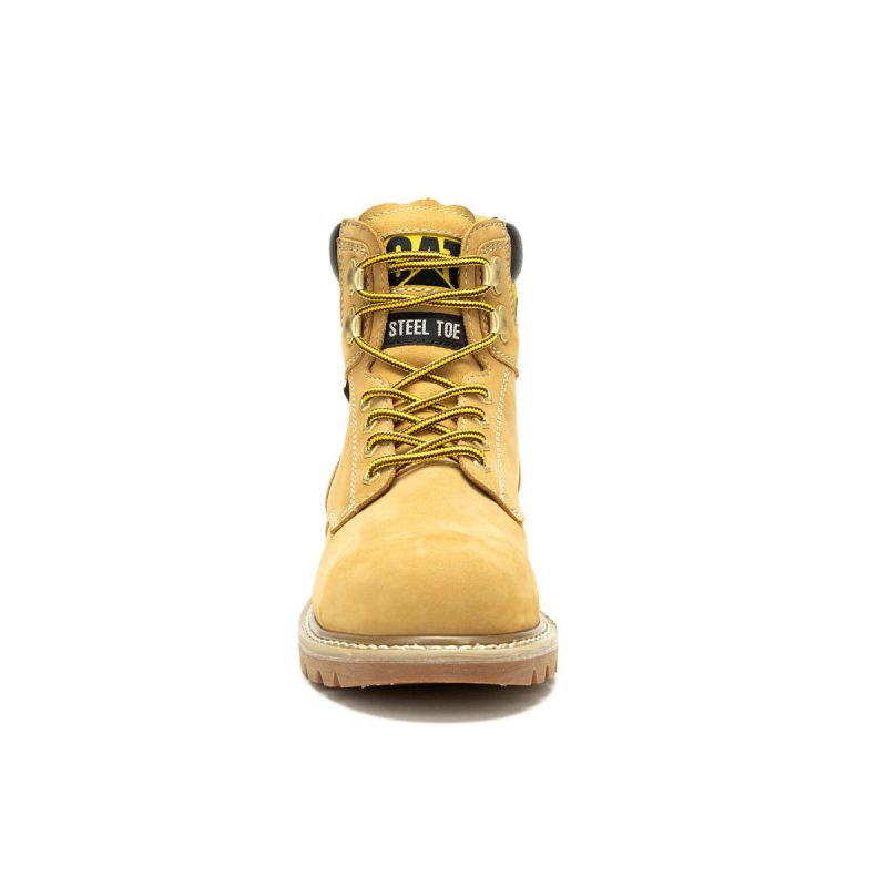 Cat Men Boots Honey Reset Men's Second Shift Waterproof Steel Toe Work Boot - Image 4