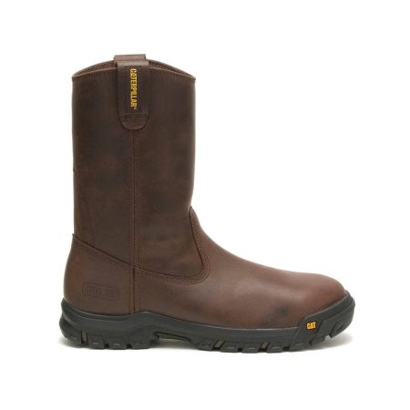 Cat Men Men's Drawbar Steel Toe Work Boot Boots Summer Brown