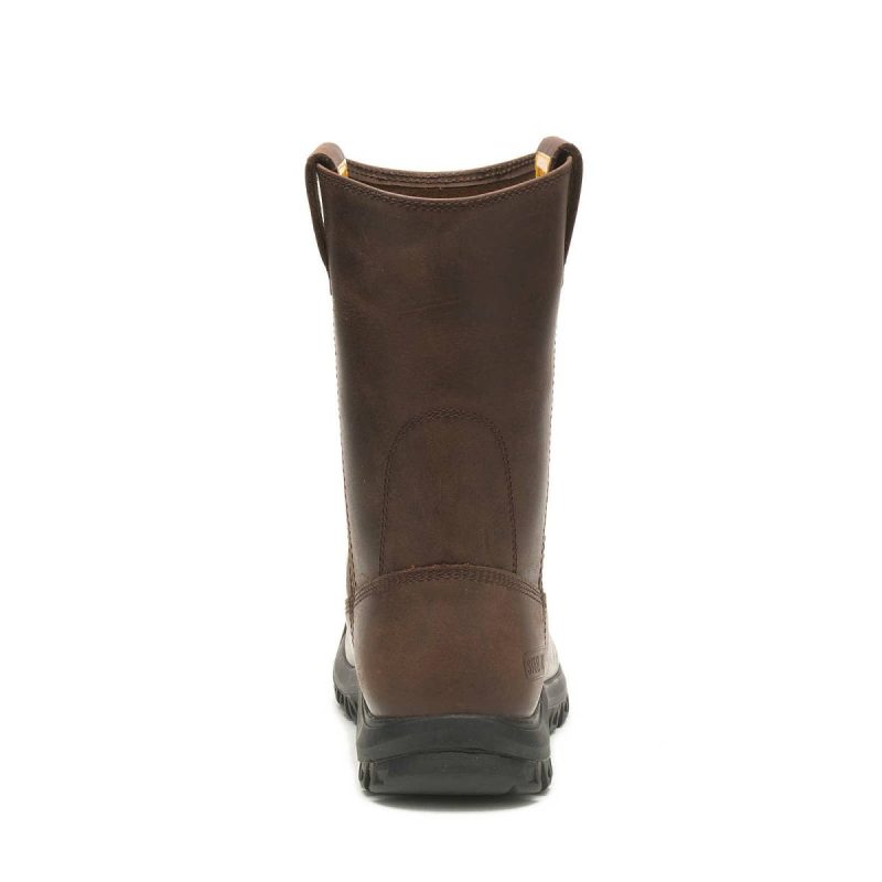 Cat Men Men's Drawbar Steel Toe Work Boot Boots Summer Brown - Image 5