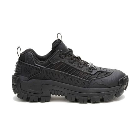 Cat Men Men's Invader Mecha Composite Toe Work Shoe Black/Black Shoes