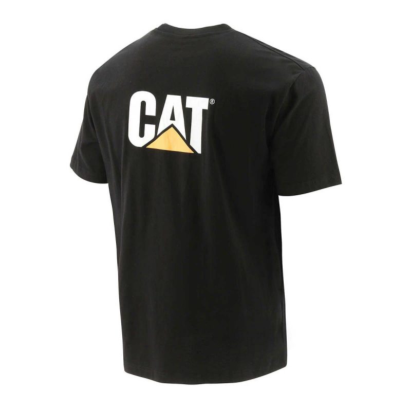 Cat Men Tops & Outerwear Black Men's Trademark Tee - Image 2