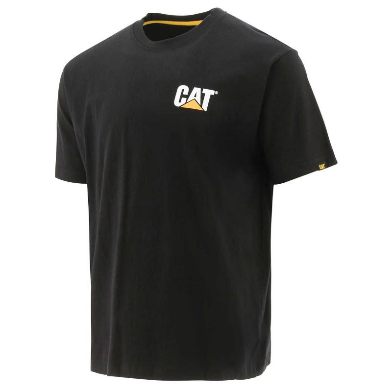 Cat Men Tops & Outerwear Black Men's Trademark Tee