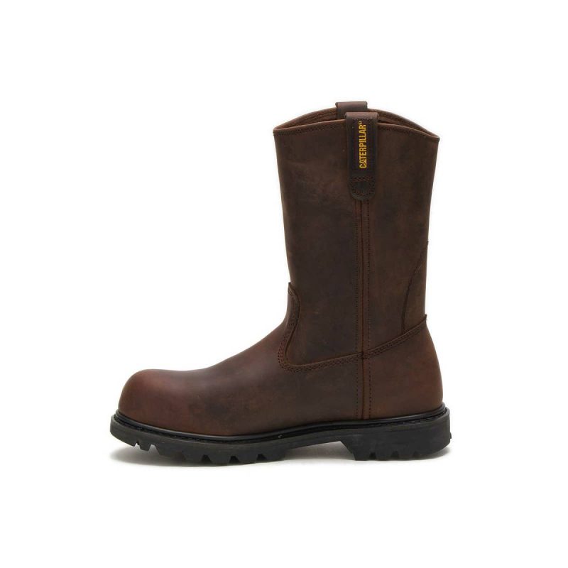 Cat Men's Revolver Steel Toe Work Boot Boots Men Brown - Image 4