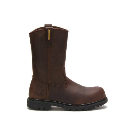 Cat Men's Revolver Steel Toe Work Boot Boots Men Brown