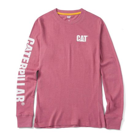 Cat Tops & Outerwear Women Cassis Heather Women - Trademark Banner Long Sleeve Tee - Long Sleeves