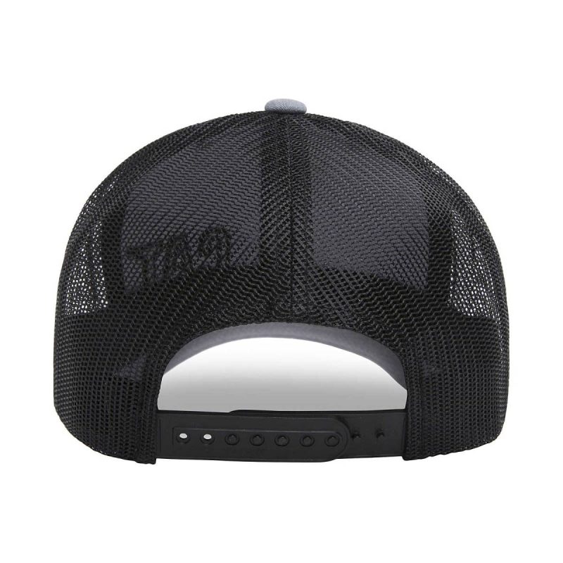 Cat Trademark Trucker Hat - Hats Men Hats & Accessories Heather Grey - Image 2