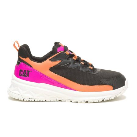 Cat Women Shoes Women's Streamline Runner Carbon Composite Toe Work Shoe Black/Pink