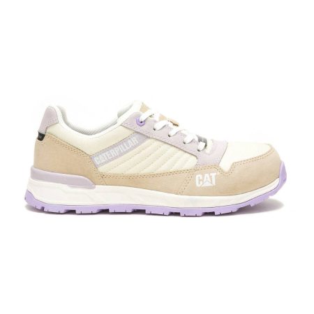 Cat Women's Venward Composite Toe Work Shoe Women Desert Mojave/Lilac Marble Shoes