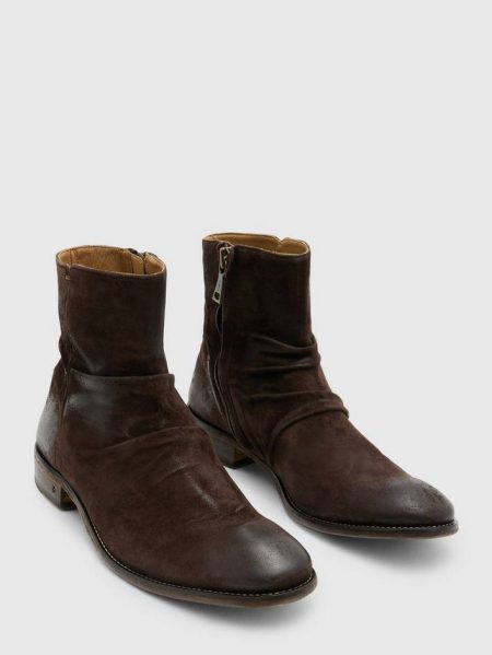 Chocolate John Varvatos Morrison Sharpei Boot Men Leather Boots