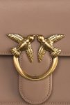 Classic Love Bag One Simply Pinko Ginger Biscuit-Antique Gold Shoulder Bags - Image 4