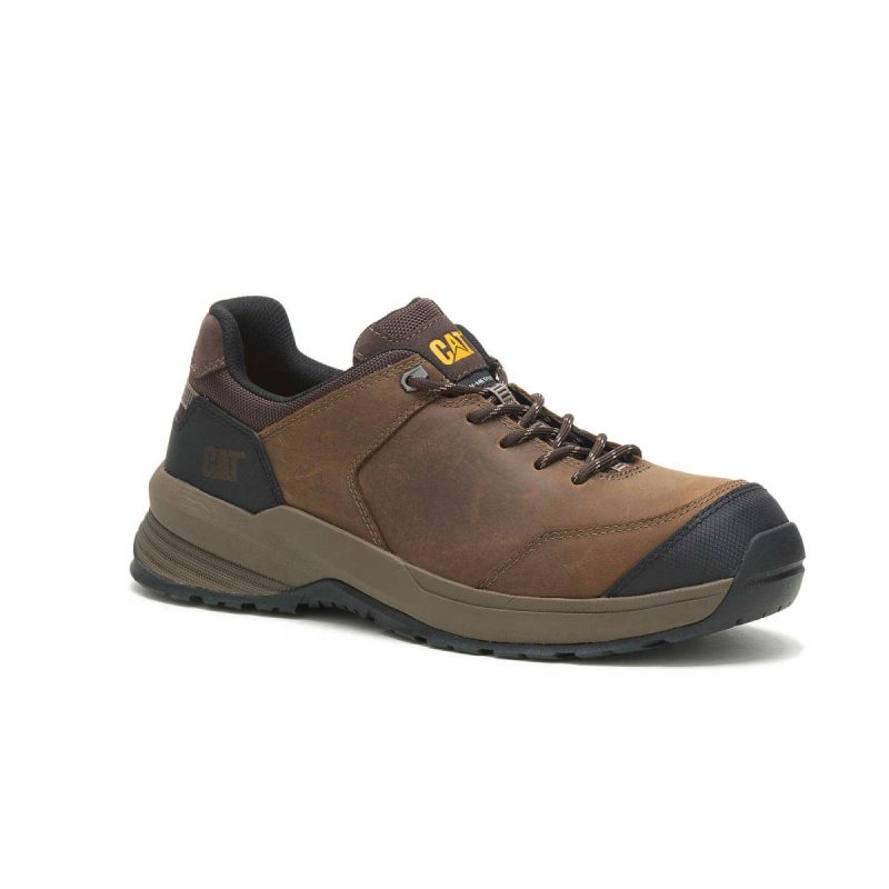 Clay Men Men's Streamline 2.0 Leather Composite Toe Work Shoe Cat Shoes - Image 2