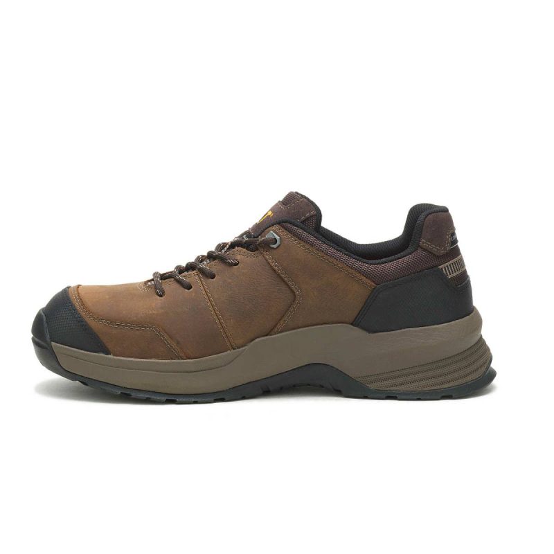 Clay Men Men's Streamline 2.0 Leather Composite Toe Work Shoe Cat Shoes - Image 3