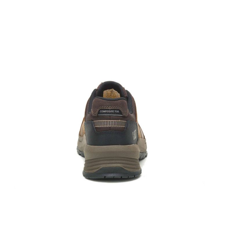 Clay Men Men's Streamline 2.0 Leather Composite Toe Work Shoe Cat Shoes - Image 4