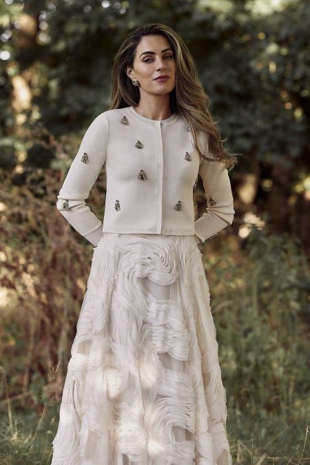 Cream Lydia Millen Tall Textured Ruffle Midaxi Woven Prom Skirt Tailoring Women Karen Millen
