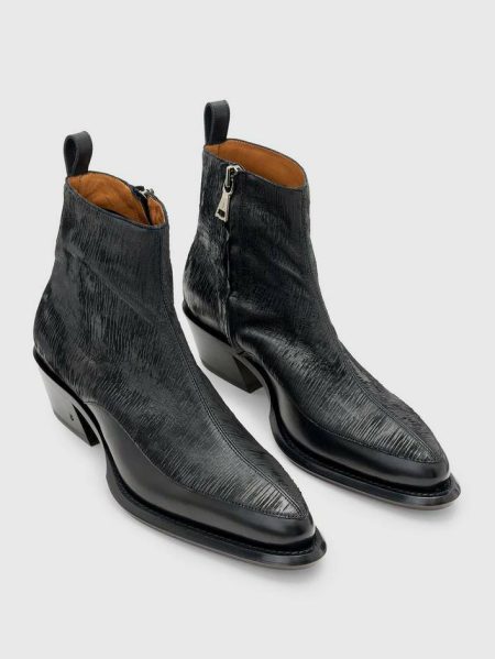 Crosby Boot Black Men John Varvatos Leather Boots