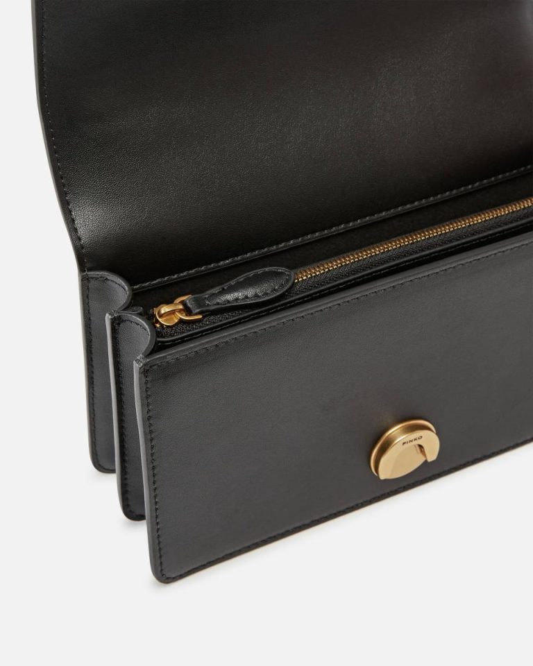 Crossbody Bags Pinko Black-Antique Gold Mini Love Bag One Simply - Image 4