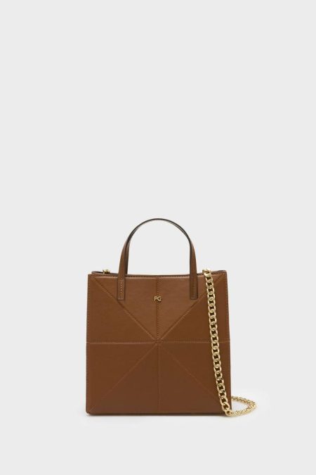 Crossbody Bags Purificacion Garci Origami Crossbody Bag Women Brown