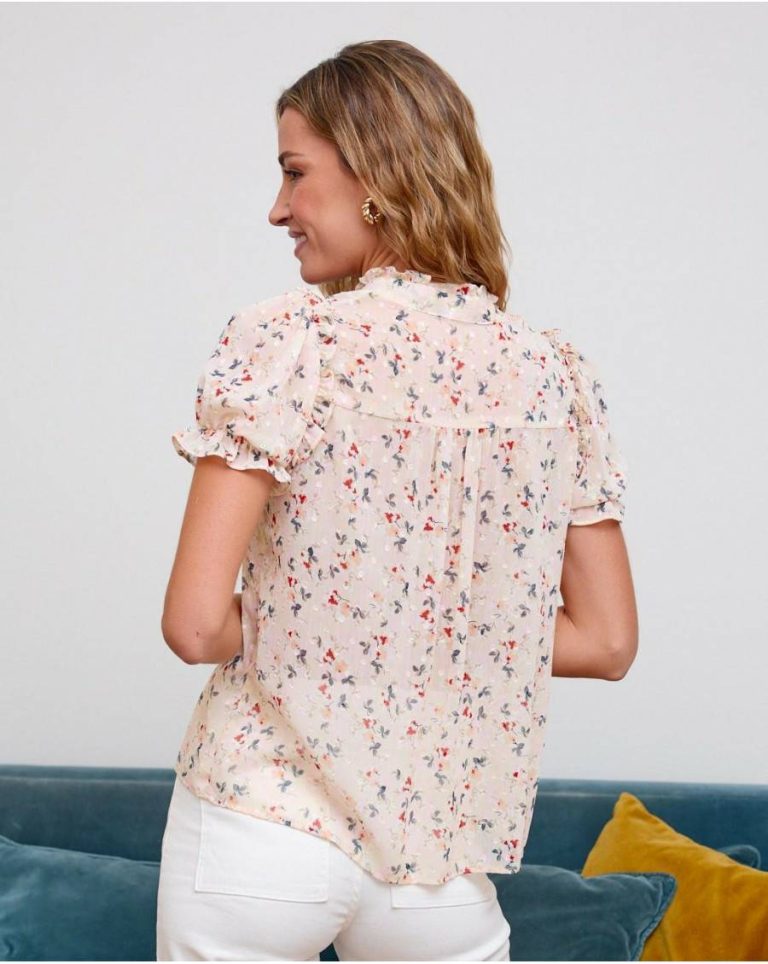 Cruma Flower Blouse Raw Blouses And Shirts Polín Et Moi Women - Image 4