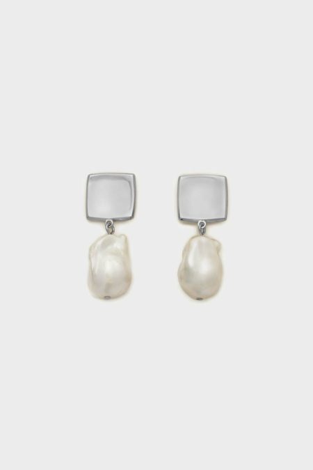 Cubo Earrings Earrings Silver Women Purificacion Garci
