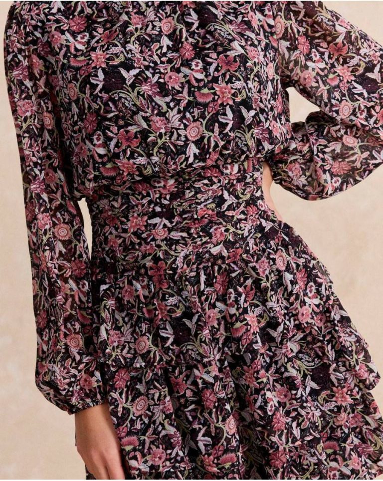 Daphne Short Dress Dresses Polín Et Moi Black Women - Image 3