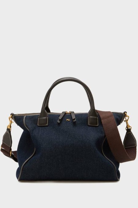 Denim Blue Algo Prestado Handbag Handbags Women Purificacion Garci