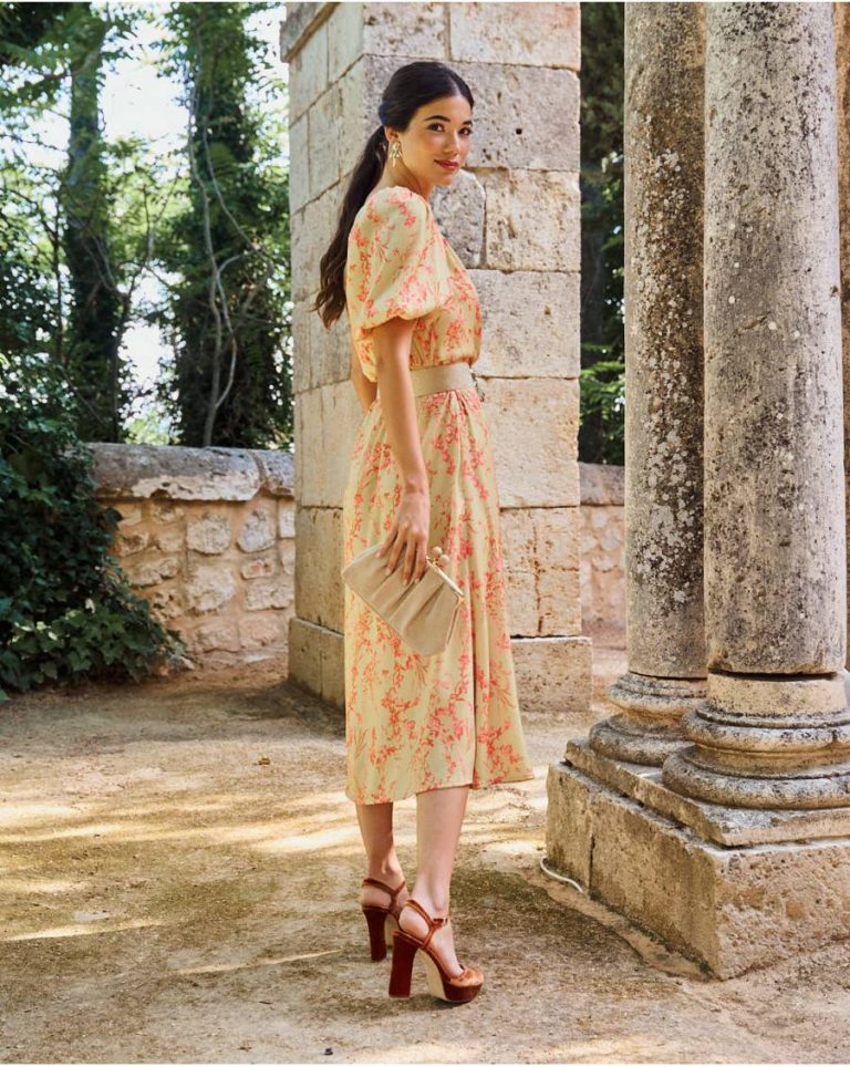 Dress Ruffle Mia Women Polín Et Moi Olive Dresses - Image 4