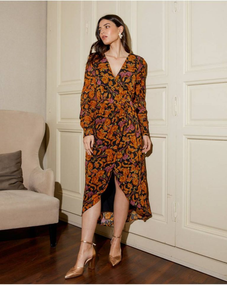 Dresses Black Women Polín Et Moi Florina Print Dress - Image 3