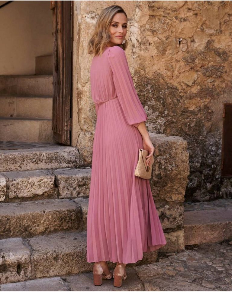Dresses Polín Et Moi Knot Dress Macarena Rose Women - Image 4