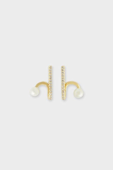 Earrings Gold Purificacion Garci Radiant Pearl Earrings Women