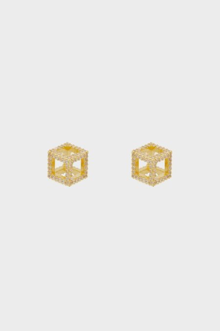 Euler Earrings Women Gold/Crystal Icons Purificacion Garci