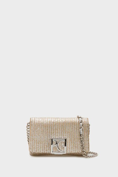 Evening Purificacion Garci Homenaje Acolchado Clutch Women Silver