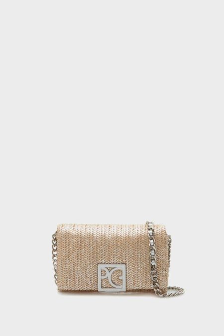 Evening Women Homenaje Acolchado Clutch Silver Purificacion Garci
