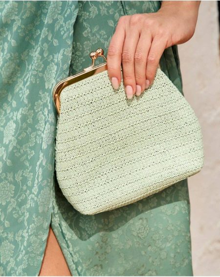 Farina Sack Bag Mint Women Bags Polín Et Moi
