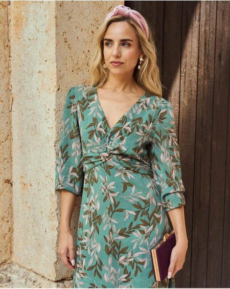 Flera Long Dress Polín Et Moi Dresses Women Eucalyptus