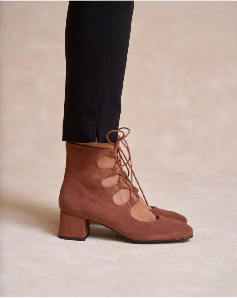 Footwear Makeup Galena Lace-Up Ankle Boots Polín Et Moi Women - Image 2