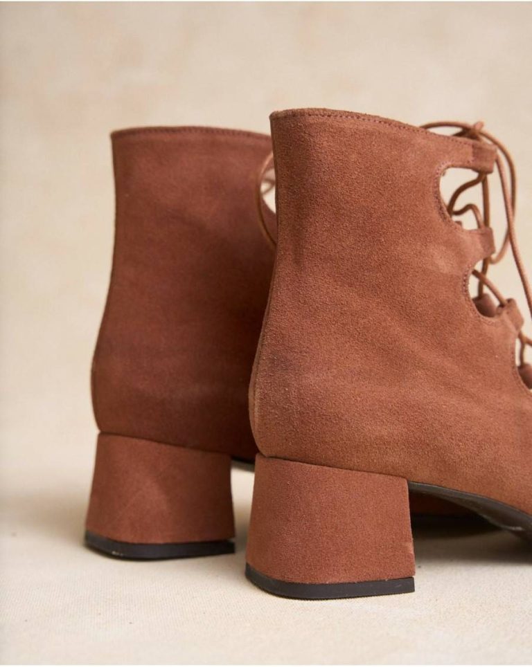 Footwear Makeup Galena Lace-Up Ankle Boots Polín Et Moi Women - Image 3