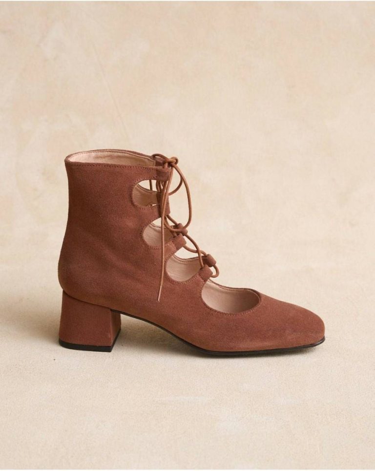 Footwear Makeup Galena Lace-Up Ankle Boots Polín Et Moi Women - Image 4
