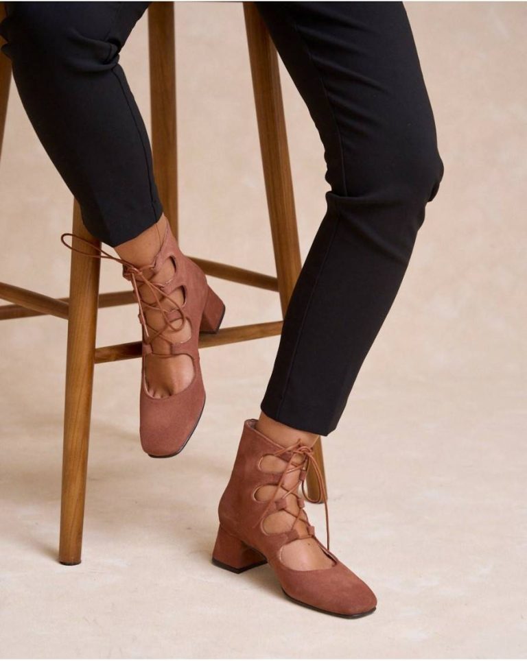 Footwear Makeup Galena Lace-Up Ankle Boots Polín Et Moi Women - Image 5
