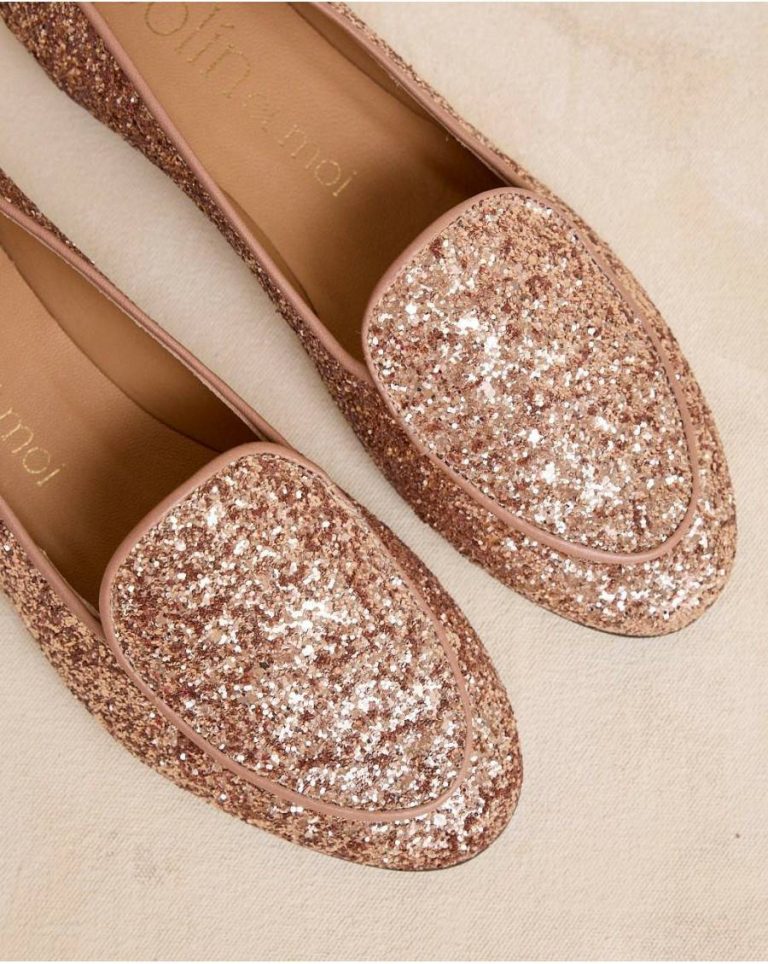 Footwear Nude Polín Et Moi Women Densine Gloss Moccasin