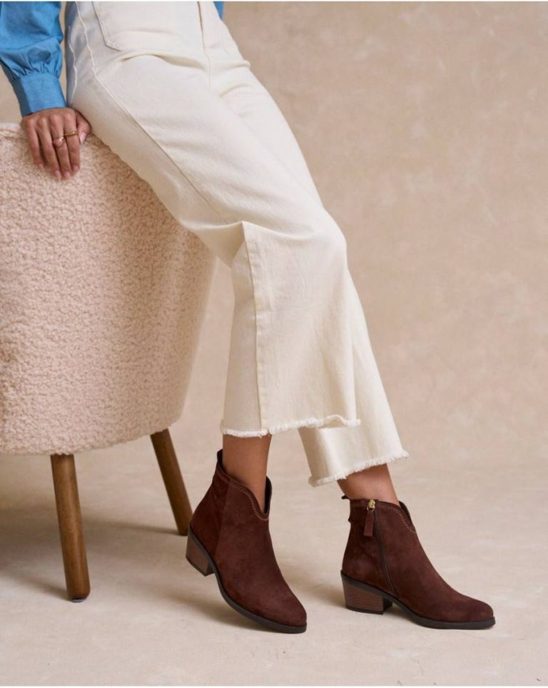 Footwear Polín Et Moi Women Ankle Boots Somira Heel Brown - Image 5